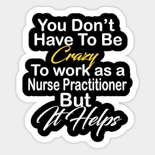 Nurse Practitioner Sticker